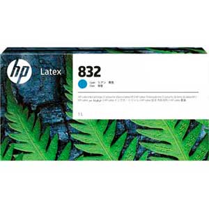 HP832 1L Cyan Latex Ink