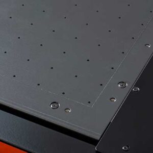 Mutoh 1462UF closeup of vacum table.